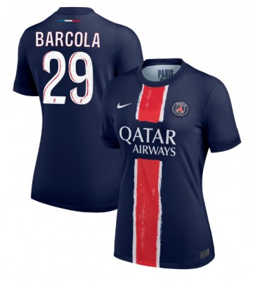 Paris Saint-Germain Bradley Barcola #29 Primera Equipación Mujer 2024-25 Manga Corta